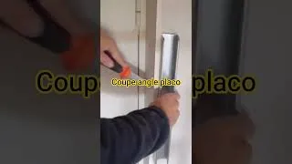Miniature : coupé un angle placo #diy #home #papabrico #renovation #placo