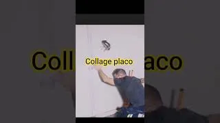 Miniature : collage plaque de placo ba13 #diy #renovation #home #papabrico #decoration #peinture