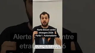 Miniature : Extrait de la correction du #brevet 2026 centre étranger #maths #apprends #prof #college