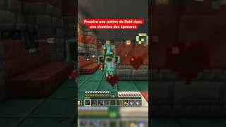 Miniature : Prendre une potion de raid dans une chambre des épreuves ! #minecraftfr #minecraft #survieminecraft