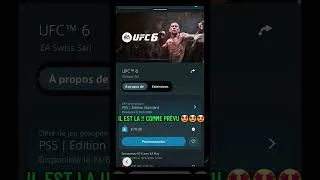 Miniature : Ea SPORTS UFC6 ! PRÉ-ORDERS #ufc6