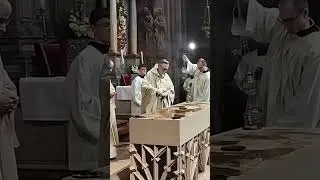 Miniature : Cathédrale ND de Strasbourg: consécration de l'autel de la chapelle St Laurent
