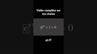 Miniature : Le meilleur mathématicien de tous les temps p￼t.17 #euler #maths