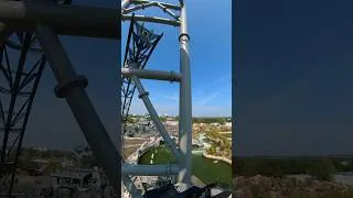 Miniature : Mission Bermudes Futuroscope on ride. Vid.2 Après les rapides: en arrière, ascenseur rotatif, splash