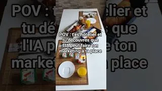 Miniature : 😱 l'IA qui gère ton hôtel pendant que tu bois ton café ☕🤖 #chatgpt #agentia #hotel #ia #shortvideo