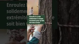 Miniature : Apprenez à faire un abris simple avec une bâche #shorts | Parcs Canada