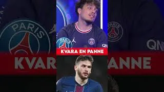 Miniature : Kvaratskhelia inquiète 😬 Même dans les grands matchs, il n’y arrive plus 💔 #PSG