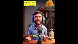 Miniature : Courte vidéo de bienvenue avec un avatar 3D et une voix générés par IA #podcast #interview
