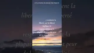 Miniature : Sigmund Freud : Les citations à connaître ABSOLUMENT pour mieux se comprendre#shorts