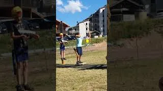 Miniature : tir a l'arc équilibre