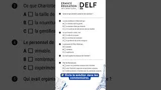 Miniature : Peux-tu réussir ce test DELF B1 #delf #french #challenge