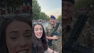 Miniature : J’accompagne Sandra jusqu’aux champs Elysées pour le 14 juillet 🇫🇷 #aviation #military #army