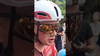 Miniature : 🎙 B.Veistroffer réagit à son échappée solitaire 🐗💪 au micro de Velopodcast #tdf26