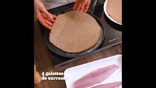 Miniature : Galette de chinchard sur fondue de poireaux