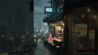 Miniature : Rain effect spongebob relax background