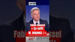 Miniature : Fabien Roussel recadre Alain Duhamel en direct sur BFM !