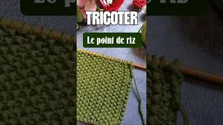 Miniature : Comment Tricoter le Point de Riz | Tutoriel Tricot ✨ #knitting #knittingtutorial #diy