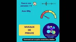 Miniature : Niveaux de preuve - EXTRAIT #preuves #science #confiance #espritcritique #podcast #pédagogieactive