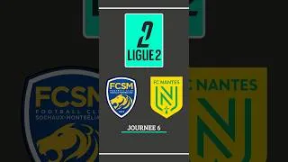 Miniature : Le débrief de la 6ème journée de Ligue 2 est disponible ! 💛💙 #football #foot #fcsm #sochaux