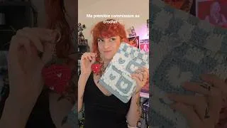 Miniature : Ma première commission au crochet, je suis émue. 🥹 #crochet #streameuse #creative #fyp #pourtoi