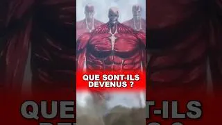 Miniature : QU'EST-IL ARRIVÉ AUX TITANS DES MURS ? #shorts #anime #anime #snk #aot #shingekinokyojin #snk #eren