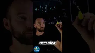 Miniature : Inverse une matrice facilement pour débutants ! (Tutoriel) #shorts
