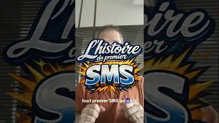 Miniature : L'histoire du premier SMS 🤩🤩 #shorts #culture #culturenumérique #sms #phformation