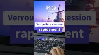 Miniature : Verrouiller rapidement sa session Windows 🤩🤩 #shorts #astuce #ordinateur #windows #phformation