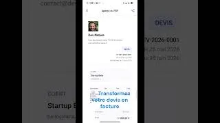 Miniature : DEMO DEVIS FACTURO SOLO #FacturoSolo #freelance #autoentrepreneur #applicationmobile #productivité