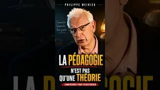 Miniature : Qu’est-ce qu’un vrai pédagogue ? Philippe Meirieu répond #PhilippeMeirieu #Pédagogie #Éducation