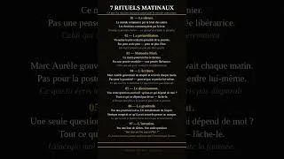 Miniature : 👉 7 Rituels Matinaux Qui Changent Une Vie (Stoïcisme)