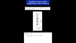 Miniature : Calcul de la longueur d'un ressort #education #physiquechimie #science #mécanique