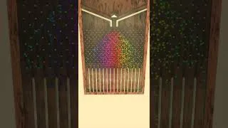 Miniature : blender animation : binomial law approximate normal distribution #maths #3danimation