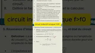 Miniature : circuit RLC forcé : circuit inductif