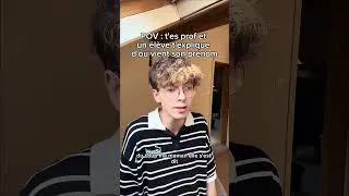 Miniature : POV : t'es prof et un élève t'explique d'où vient son prénom😭💀