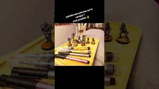 Miniature : c'est table top et c'est sans pinceau. uniquement avec @TheArmyPainter #speedpaint marker.