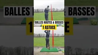 Miniature : Golf : L'astuce magique pour réussir les balles hautes et basses à coup sûr 🏌️‍♂️