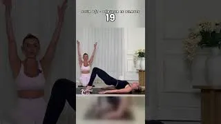 Miniature : Jour 6/7 — 30 secondes fesses toniques — débuter le Pilates 🤍 #shorts