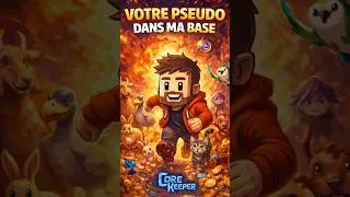Miniature : J'AI FAIT UN TRUC AVEC VOS PSEUDOS 👀 #CoreKeeper  #Shorts