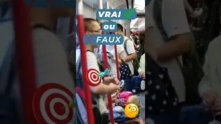 Miniature : Vrai ou Faux : Il existe des transports en commun électriques ? 👥🚌 #shorts #quiz #transport