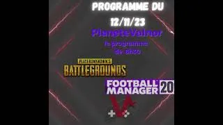 Miniature : #planteteValnor -#twitchfr #fm24 #cafe #livefr #pubg