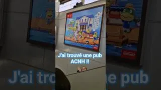 Miniature : J'ai trouvé une pub ACNH au Japon 🤭 #acnh #animalcrossong #nintendo #switch #japon #tokyo