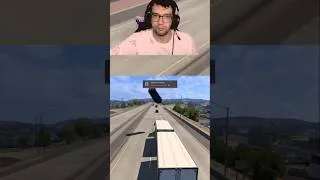Miniature : La voiture a volé sur ATS 🤣🤣 #abonnetoi #humour # #pourtoi #tendance #tiktok #ats #abonnezvous