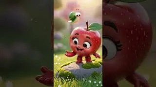 Miniature : Joyeux Jour Férié ! 🎉 Comptine Magique avec la Pomme Rouge, Escargot & Arc-en-Ciel Chanson Enfant 3D