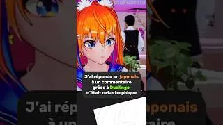 Miniature : J'ai essayé de parler Japonais... c'est une catastrophe 😆 ! #drole #clip #vtuberfr #japon #duolingo