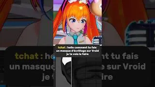 Miniature : Comment faire un masque d’écrêtage sur VRoid Studio #vtuber #astuce #tips #tutoriel #vroidstudio #3D