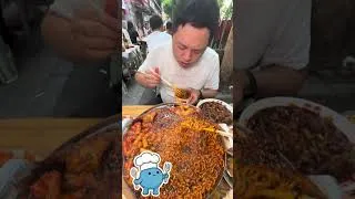 Miniature : "Giant Spicy Korean Noodles Street Food! 🍜🔥"#Tteokbokki   #Ramen   #SpicyNoodles   #KoreanFood 