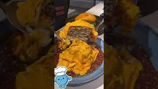 Miniature : "Tornado Egg over Hamburger Steak! So Satisfying 🌪️🧀"