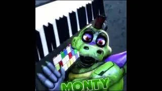 Miniature : Bonnie Vs Monty || Who Wins #battles #shorts
