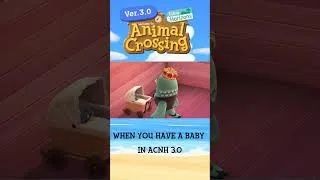 Miniature : When YOU Are The FATHER in ACNH 3.0🤣 #animalcrossing #animalcrossingnewhorizons